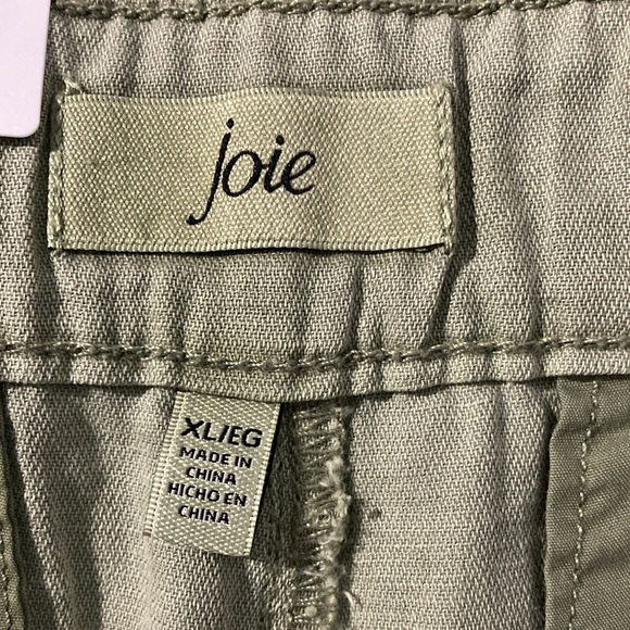 Joie Pleated Short, XL, Faded Cactus, Style JE3364 - Picture 13 of 16